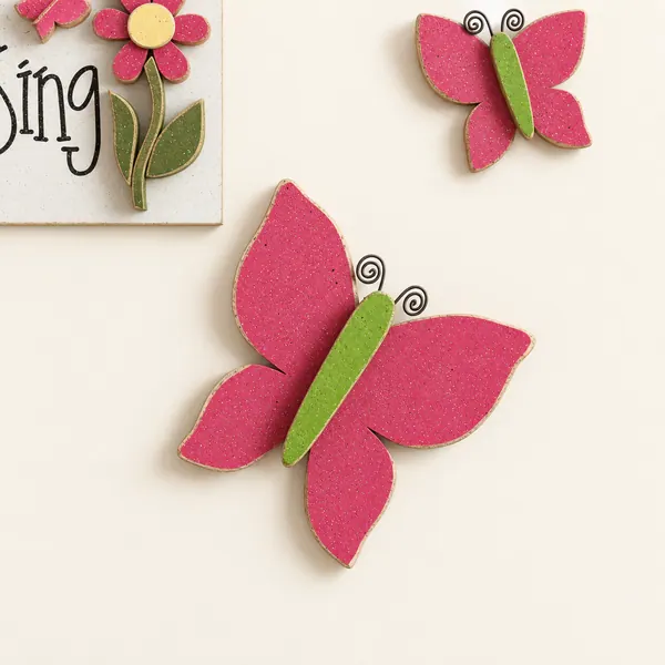 7 inch Hot Pink Butterfly – Style 1