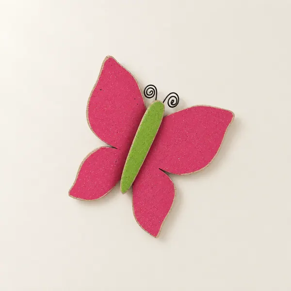 7 inch Hot Pink Butterfly – Style 2