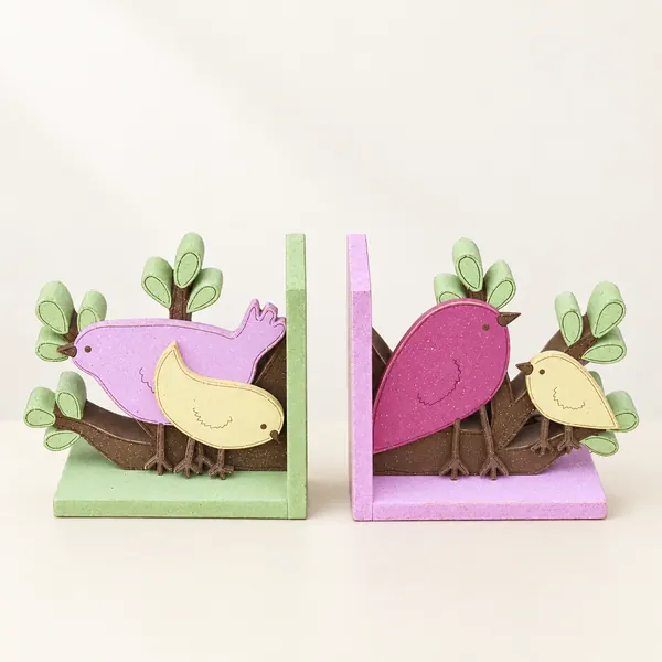 Birds and Branches bookends