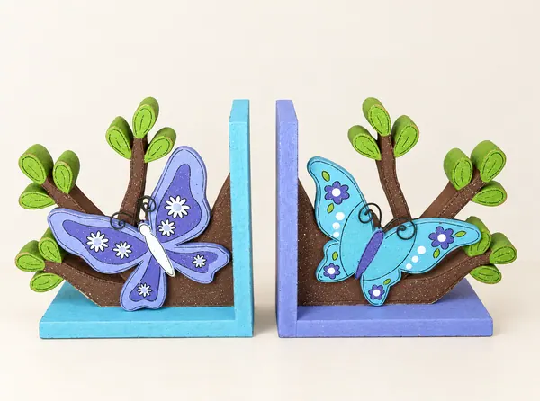 Butterfly and Branches bookends