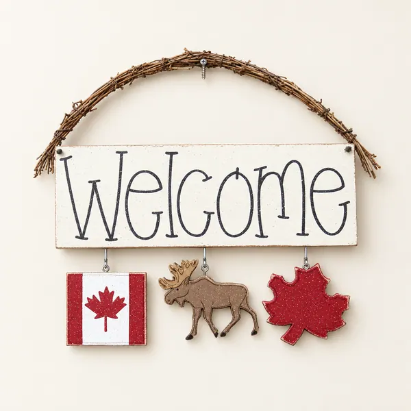 Canada Decorations with welcome sign
