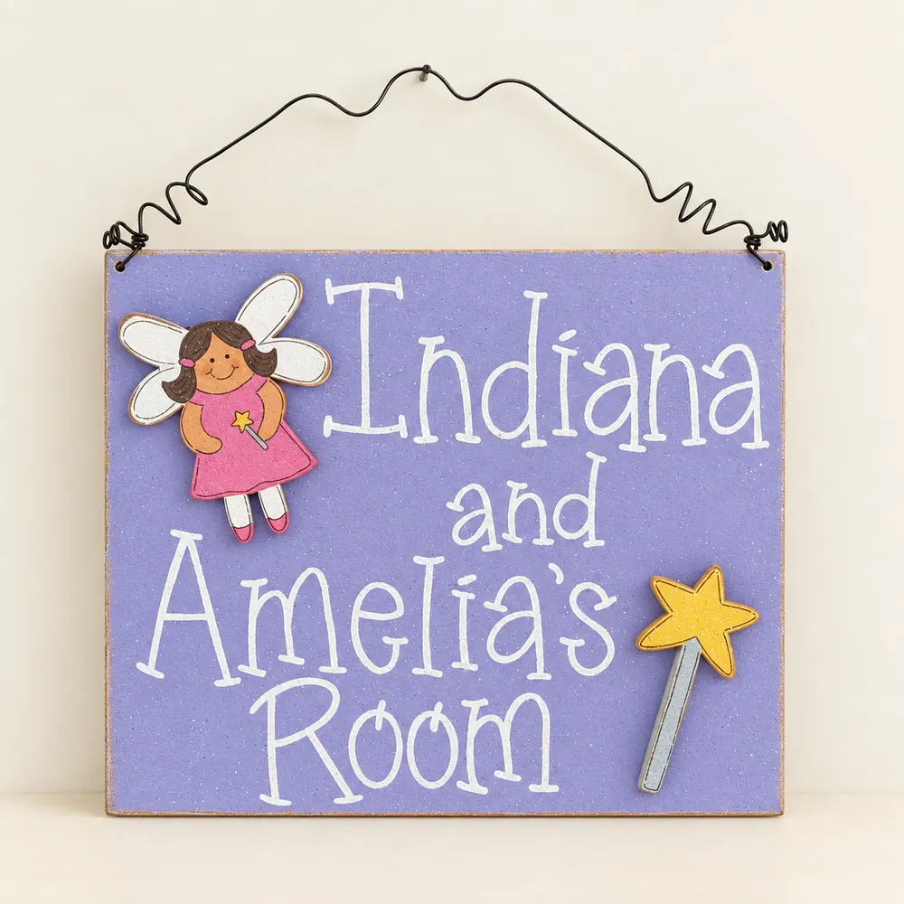 Custom Personalized Name or Room sign — handmade wooden decor, photo 1