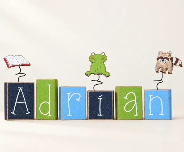Custom Personalized Name or Word Blocks – Style 2