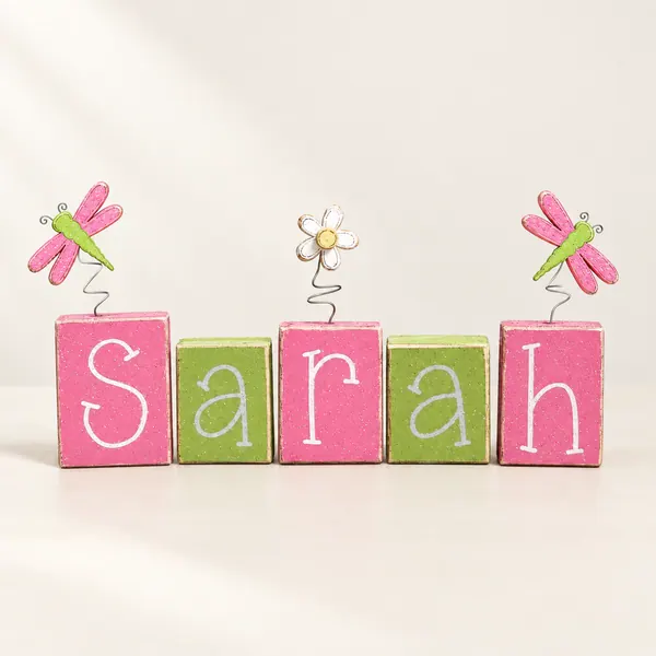 Custom Personalized Name or Word Blocks – Style 5
