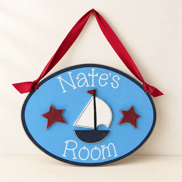 Custom Personalized Name or Word Oval Sign – Style 18