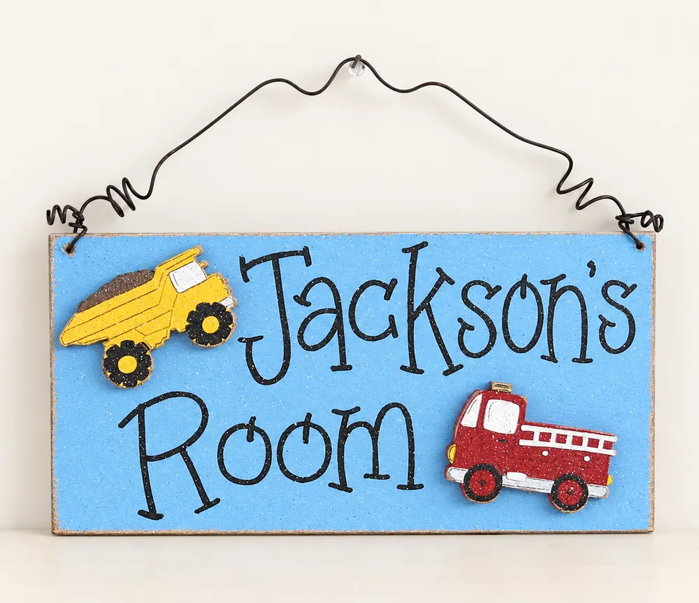 Custom Personalized Name or word Sign – Style 3 — handmade wooden decor, photo 1