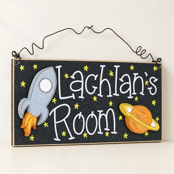 Custom Personalized Name or word Sign children, home, desk, shelf, decor – Style 1