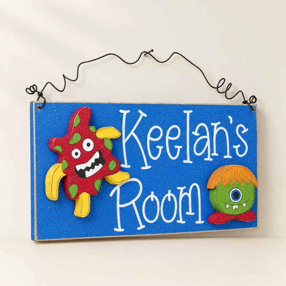 Custom Personalized Name or word Sign children, home, desk, shelf, decor – Style 2 — handmade wooden decor, photo 1