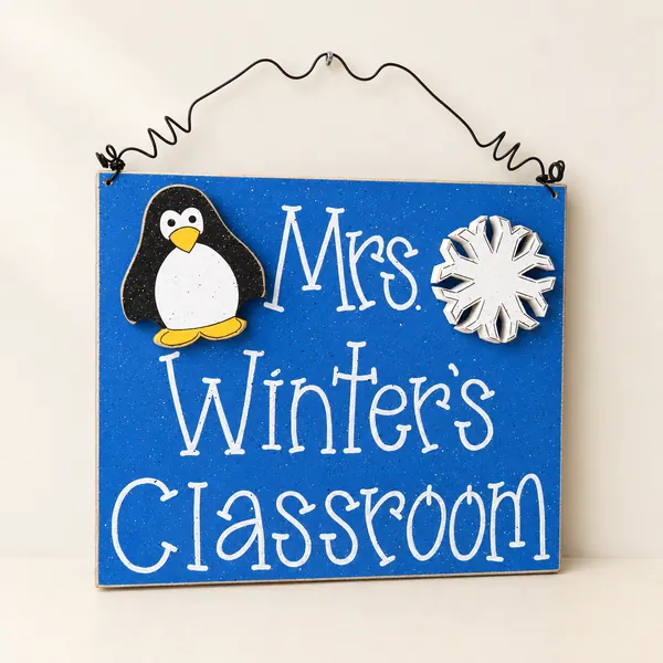 Custom Teacher Personalized Name or Word Sign – Style 3