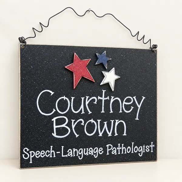 Custom Teacher Personalized Name or Word Sign – Style 8