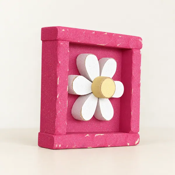 Daisy Frame (Hot Pink)