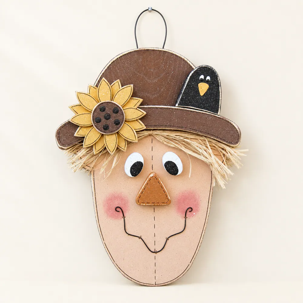Fall Scarecrow — handmade wooden decor, photo 1