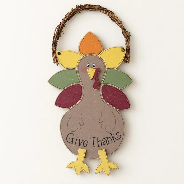 Hanging Turkey with grapevine