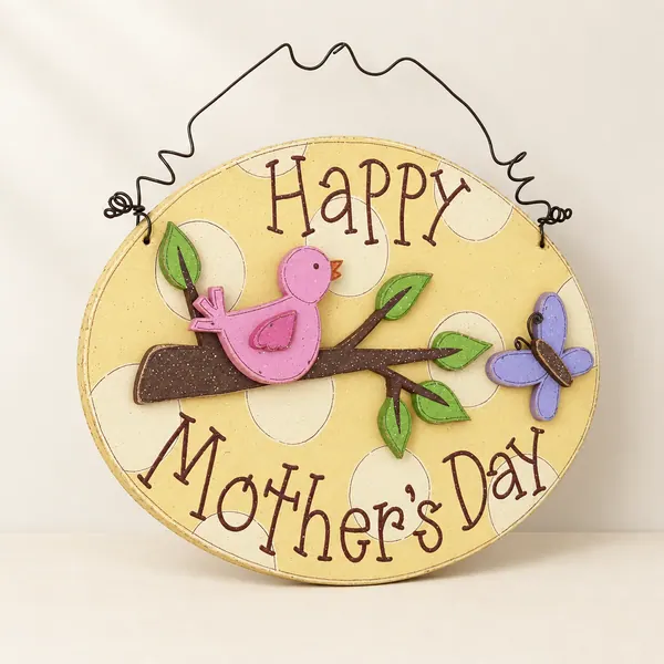 Happy Mother's Day Oval Sign