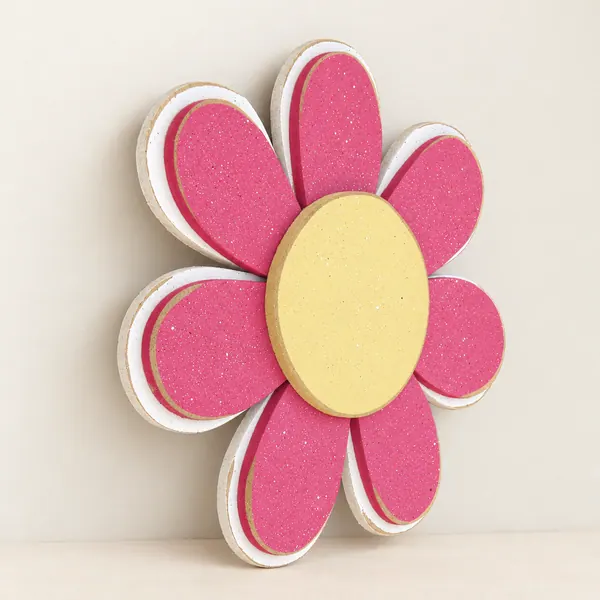 Hot Pink Layered Daisy