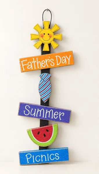 June Thoughts, Father's Day decor, summer, sunshine, wall, door, office, and home decor