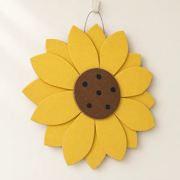 Large 24" Layered Hanging Sunflower