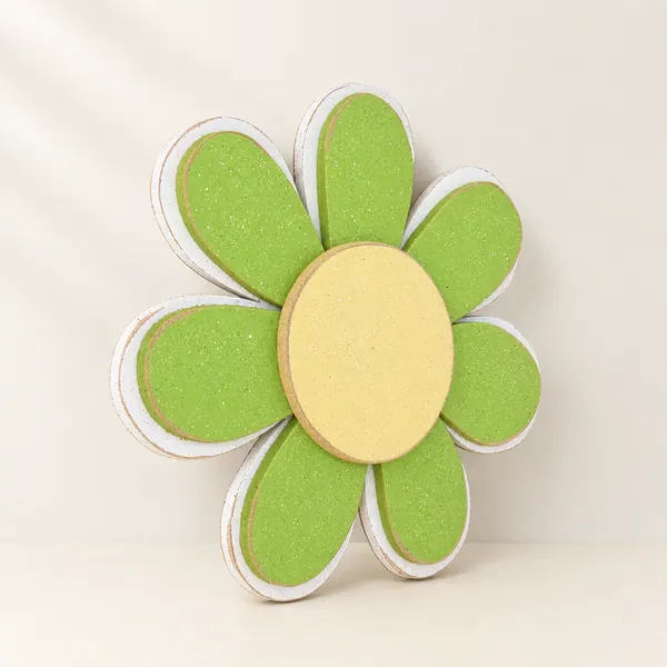 Lime Green layered Daisy