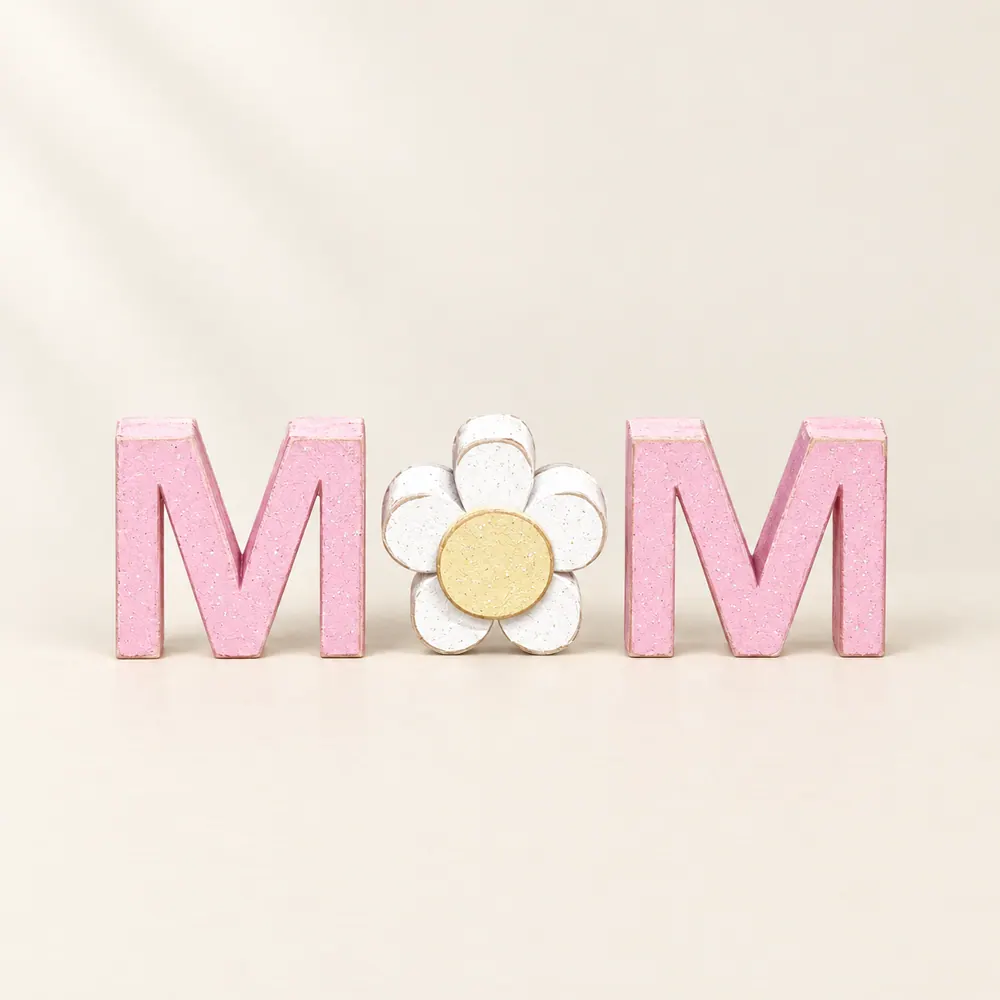 Mom Blocks – Style 2 — handmade wooden decor, photo 1
