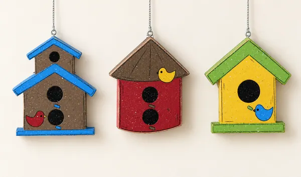 Monthly Welcome bird house Decorations (no sign included)