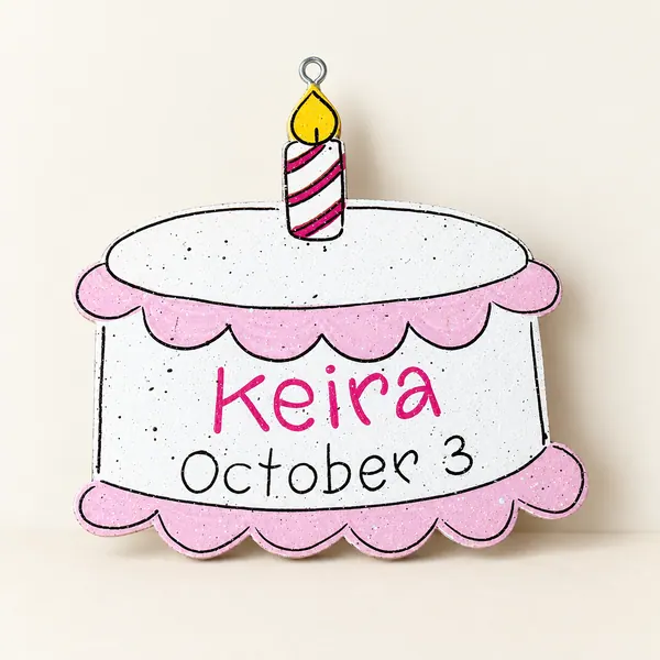 Monthly welcome Birthday Cake Decoration (no sign included)