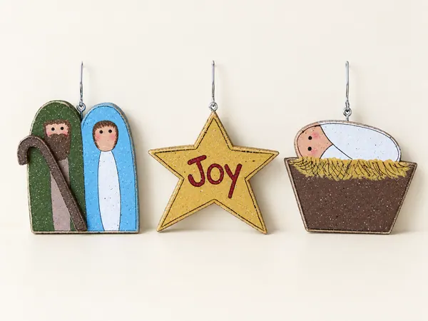Monthly Welcome Christmas Nativity Decorations (no sign included)