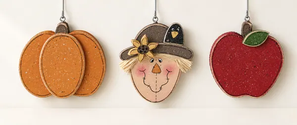 Monthly welcome Pumpkin, Scarecrow, Apple Decorations (no sign included)
