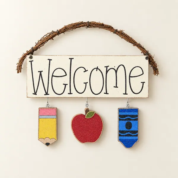 Monthly Welcome Sign (August)