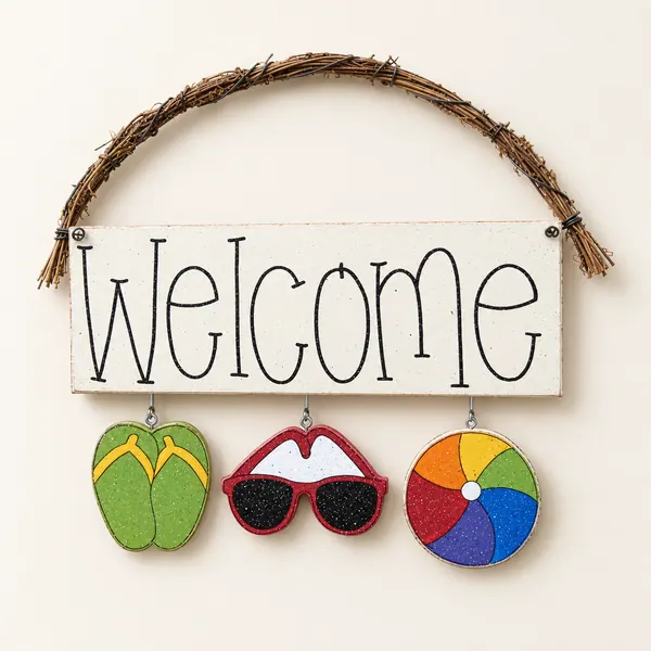 Monthly Welcome Sign (Summer Set)