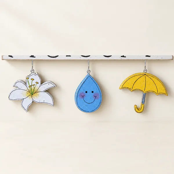Monthly welcome Spring Themed Decorations (no sign included)