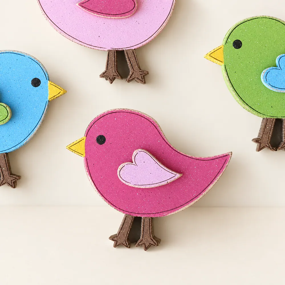 One four inch Bird — handmade wooden decor, photo 1