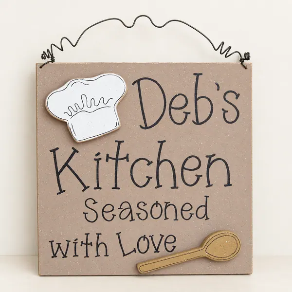 Personalized Family Name Sign, Custom Painted Wood Decor