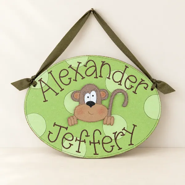 Personalized Name Sign, Custom Hand-Painted Nursery Decor
