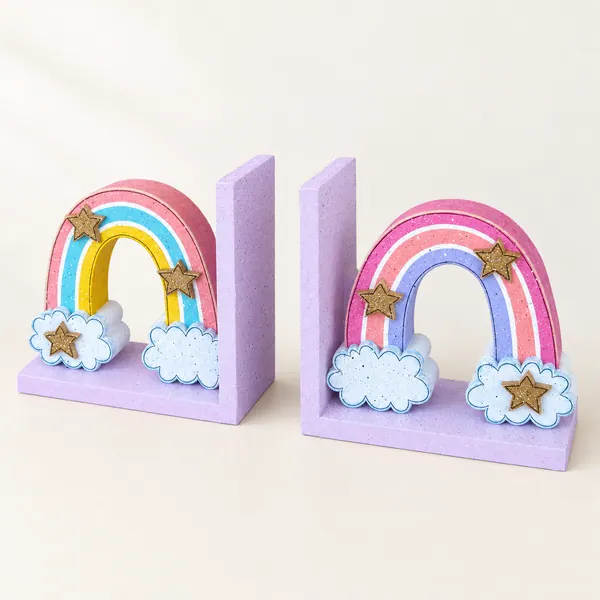 Rainbow Clouds bookends