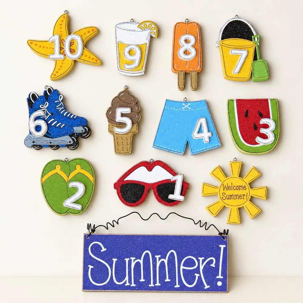 School is out count down and Summer Vacation begins! — handmade wooden decor, photo 1