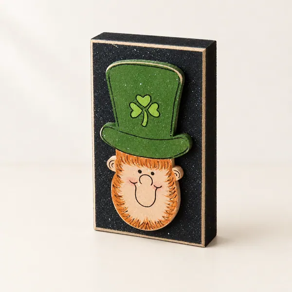 Tall Leprechaun Block