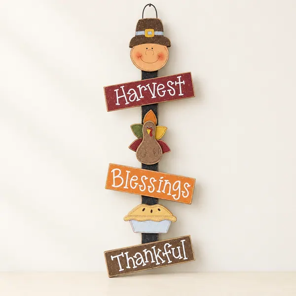 Thanksgiviing Thoughts harvest, blessings, thankful, wall, door, office, and home decor