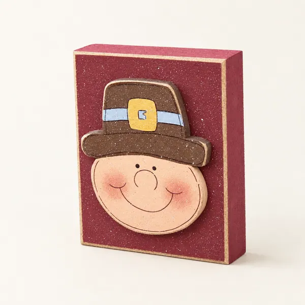 Thanksgiving Pilgrim Block