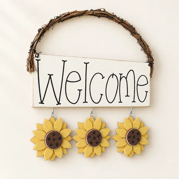 Welcome Sign (Sunflowers)